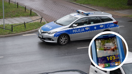 Jechał ponad 100 km/h w terenie zabudowanym. Miał zakaz prowadzenia pojazdów