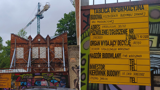 Ruszyło wyburzanie hali Kas Pancernych. Praga-Północ traci kolejny zabytek