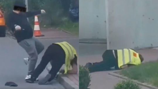 Azerbejdżanin zaatakował ochroniarza. Policja zatrzymała podejrzanego 45-latka