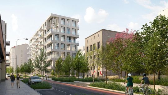 „Brzeska 24” z nową wersją projektu. Mieszkania, usługi i publiczny lokal w dawnej centrali telefonicznej.