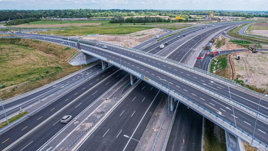 Budowa trasy S7 pod Warszawą
