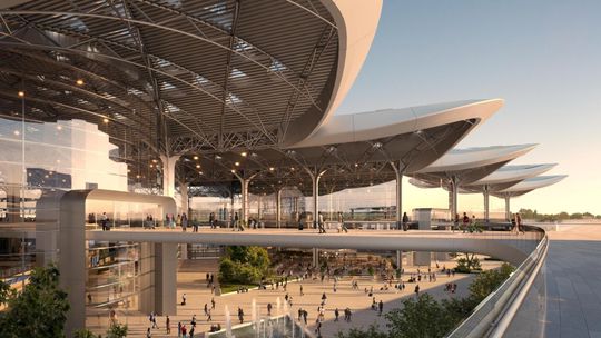 Tak wyglądać ma terminal pasażerski CPK.