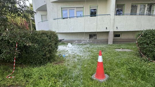 Upadek z wysokości ul. Lanciego, Ursynów