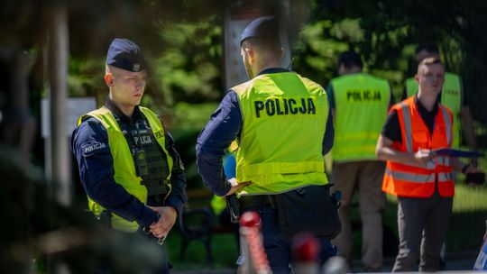 Policjanci na służbie