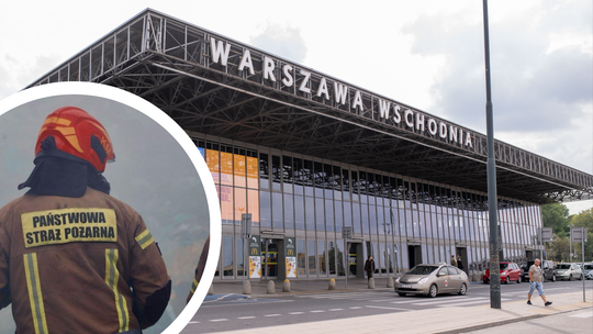 Ewakuacja dworca Warszawa Wschodnia. Działania prowadzi PKP