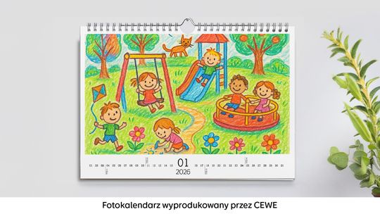 Kalendarz z własnymi rysunkami — rozwijaj kreatywność dziecka przez cały rok