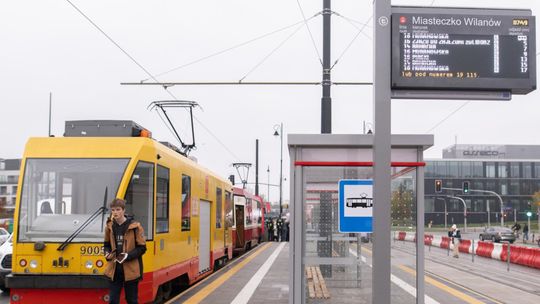 Kiedy obiecane 25 minut tramwajem do Wilanowa? Będziemy musieli jeszcze poczekać