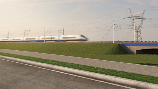 Kolej Dużych Prędkości Warszawa-Łódź z kompletem wniosków. Pociągi pojadą nawet 350 km/h