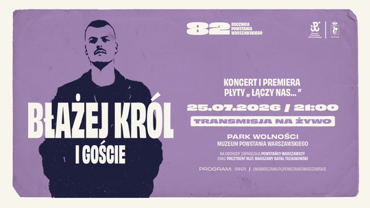 Koncert, wystawy i spotkania z historią. Lipcowa część obchodów 82. rocznicy Powstania Warszawskiego.