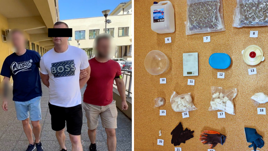 Magazyn narkotykowy w mieszkaniu w Ursusie. Zabezpieczono ponad 9 kilogramów środków odurzających