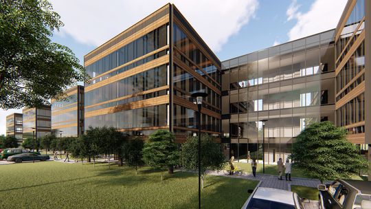 Office Park Gołdapska - wizualizacja.