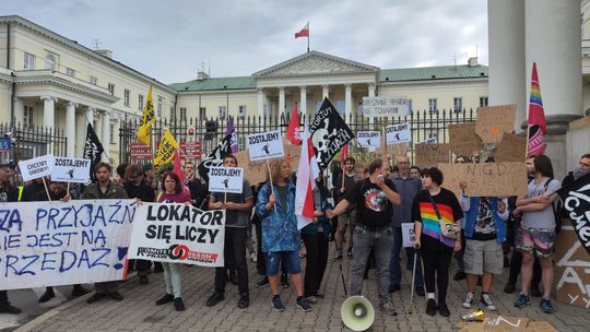 Protest ws. dalszych losów Osiedla Przyjaźń