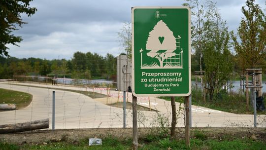 Opóźnione otwarcie Parku Żerańskiego w Warszawie.