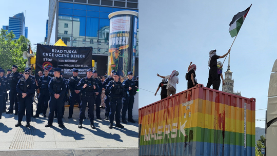 Parada Równości 2025 w Warszawie, ataki i protesty
