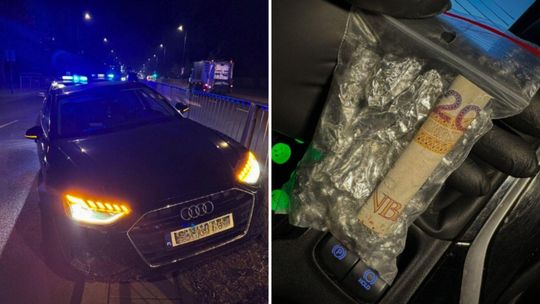 Po kokainie uderzył w barierki na Powązkowskiej. W aucie miał też mefedron