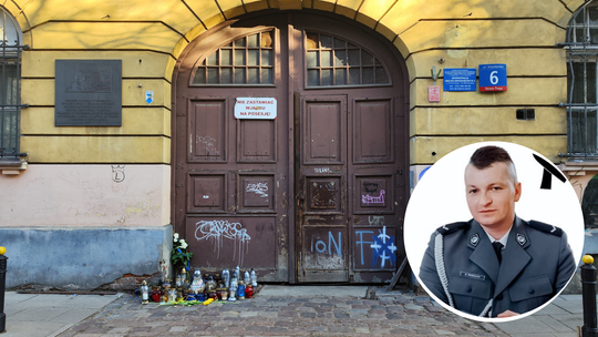 Pogrzeb tragicznie zmarłego policjanta. W południe w całym kraju zawyją syreny