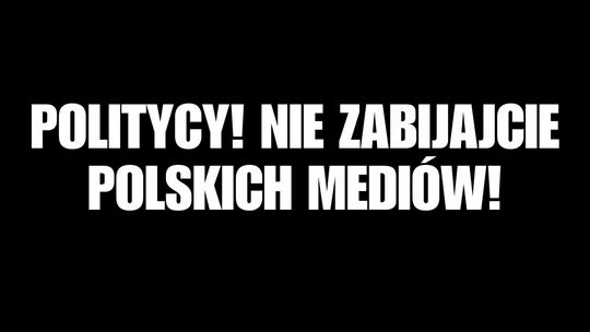 Protest polskich mediów