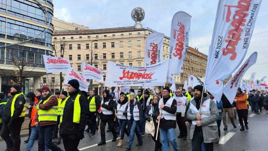 Protest rolników i energetyków w Warszawie z 9 stycznia 2025 roku