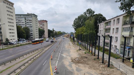 Przeciągająca się przebudowa Trasy Łazienkowskiej. Wkrótce poznamy termin zakończenia prac