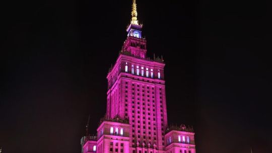 Pałac Kultury i Nauki różowy
