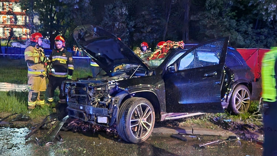 Śmiertelny wypadek na Modlińskiej. Nie żyją dwie osoby