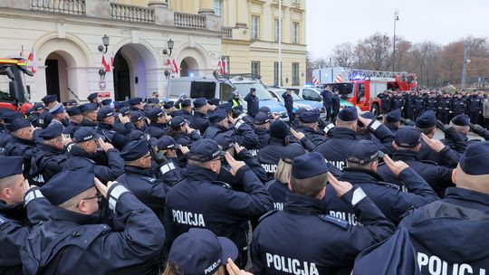 "Śpij kolego...". Policjanci pożegnali stołecznego funkcjonariusza