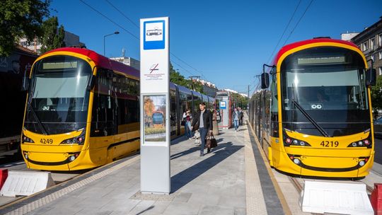 Otwarcie trasy tramwajowej na Gagarina.