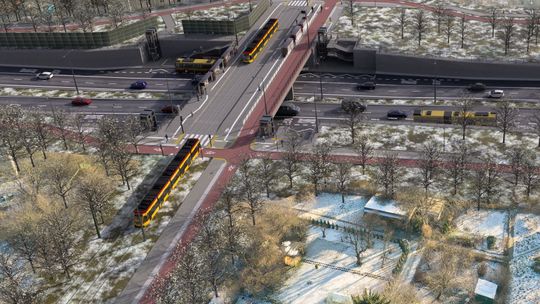 wizualizacja tramwaju na Gocław