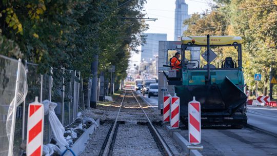 Tramwaje od poniedziałku wracają na al. Waszyngtona. Utrudnienia dla kierowców potrwają do końca listopada