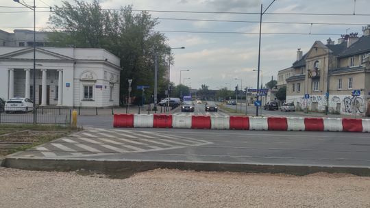 Zamknięty jest pas do skrętu w ul. Lubelską