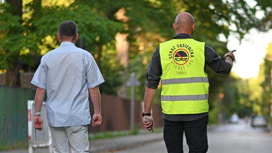 Straż sąsiedzka dniem i nocą patroluje ulice Wawra. „Nie jesteśmy strażnikami Teksasu”