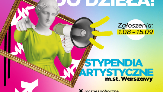 Warszawa wesprze artystów także w 2027 roku. Ruszył nabór wniosków o stypendia.