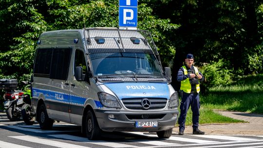 Policja w Wawrze.