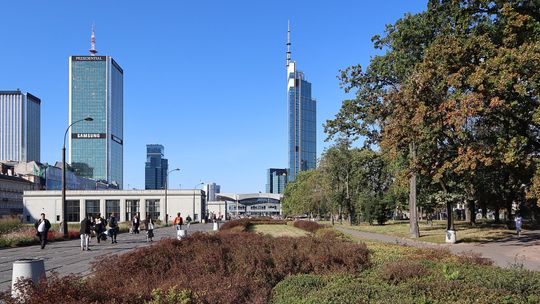 Wielka zmiana między metrem Centrum a Dworcem Centralnym. Powstaje zielona Aleja Centralna.