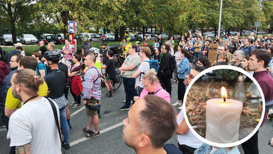Ulicą Woronicza przeszedł marsz solidarności. Prezydent nie przyjął zaproszenia