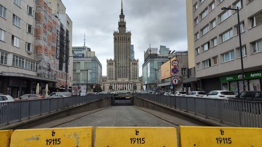 Tunel pod ul. Marszałkowską został zamknięty