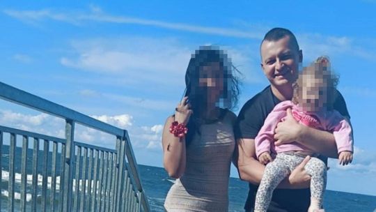 Sierż. szt. Mateusz Biernacki z rodziną