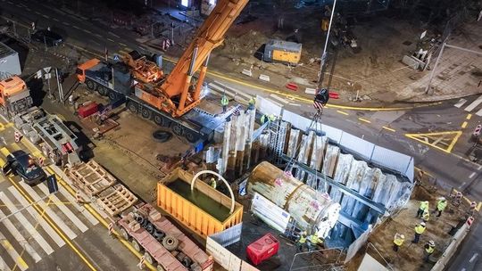 Zbudują kolektor na deszczówkę wzdłuż rzeki. Wisłostrada będzie rozkopana przez trzy lata