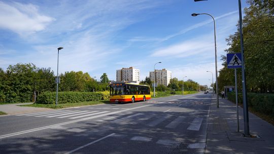 Przejście dla pieszych przy ul. Woronicza