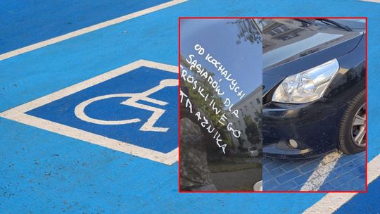 Zniszczone auto rodziny z niepełnosprawnym dzieckiem. Policja szuka sprawcy