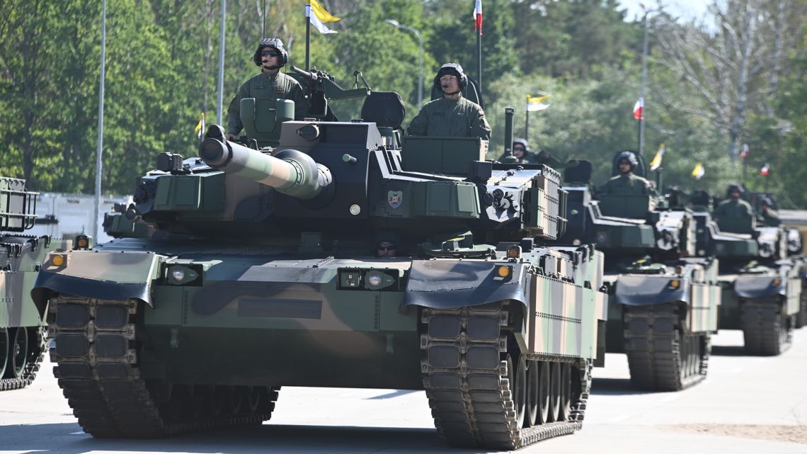 Abramsy, Leopardy, K2 - do Wesołej ściągnięto sprzęt wojskowy z całej Polski