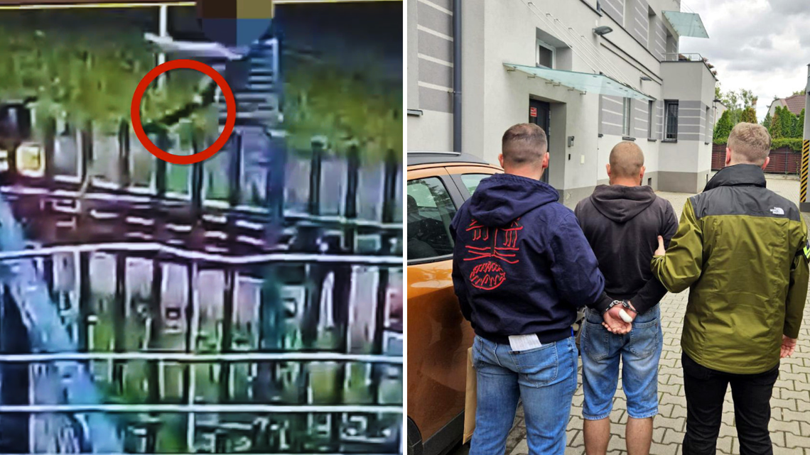 Atak maczetą w Wilanowie