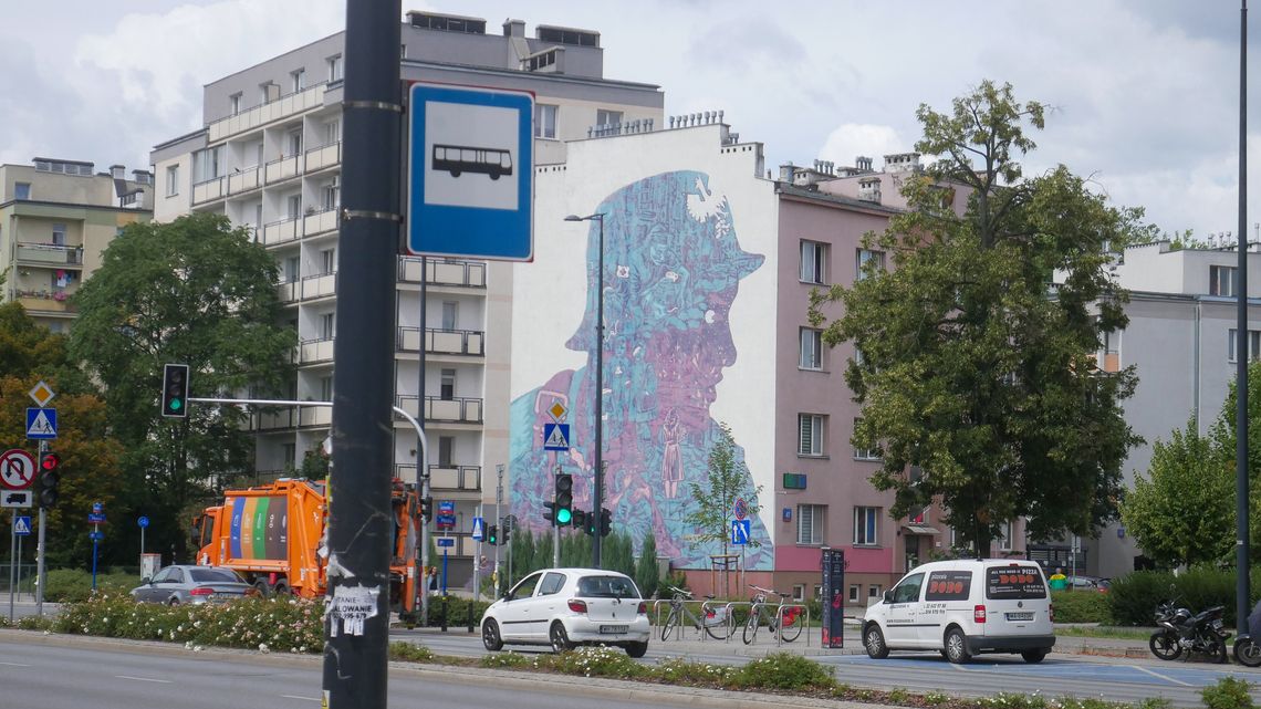 Mural Powstańczy na rogu ul. Górczewskiej i Płockiej