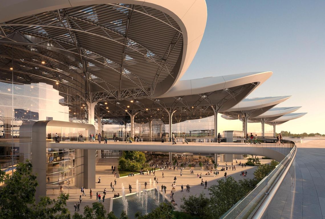 Tak wyglądać ma terminal pasażerski CPK.