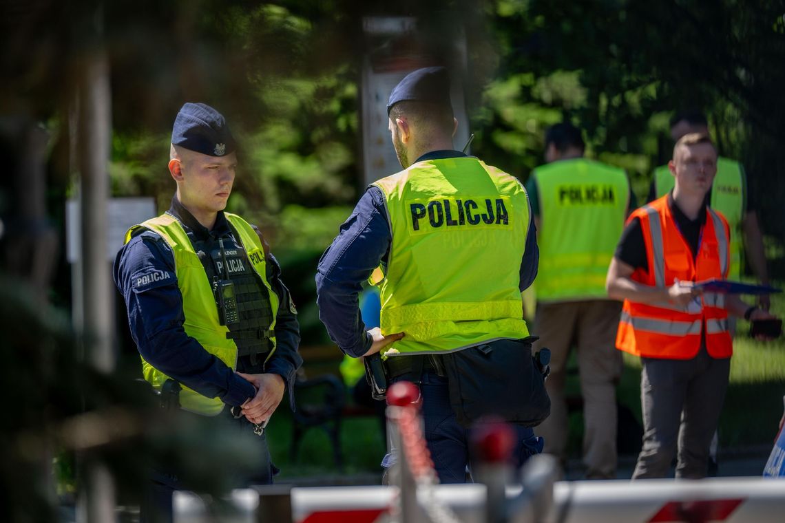 Policjanci na służbie