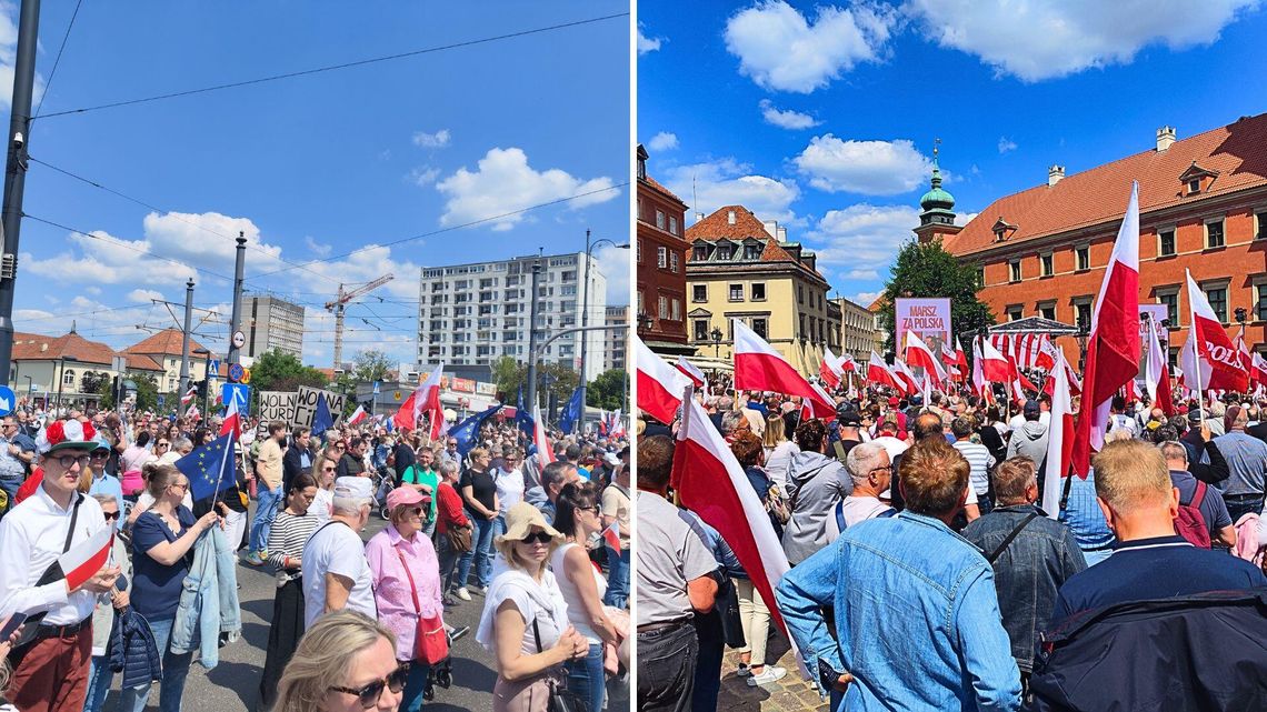 Co mówią zwykli uczestnicy obydwu marszów? Zapytaliśmy ich o to samo