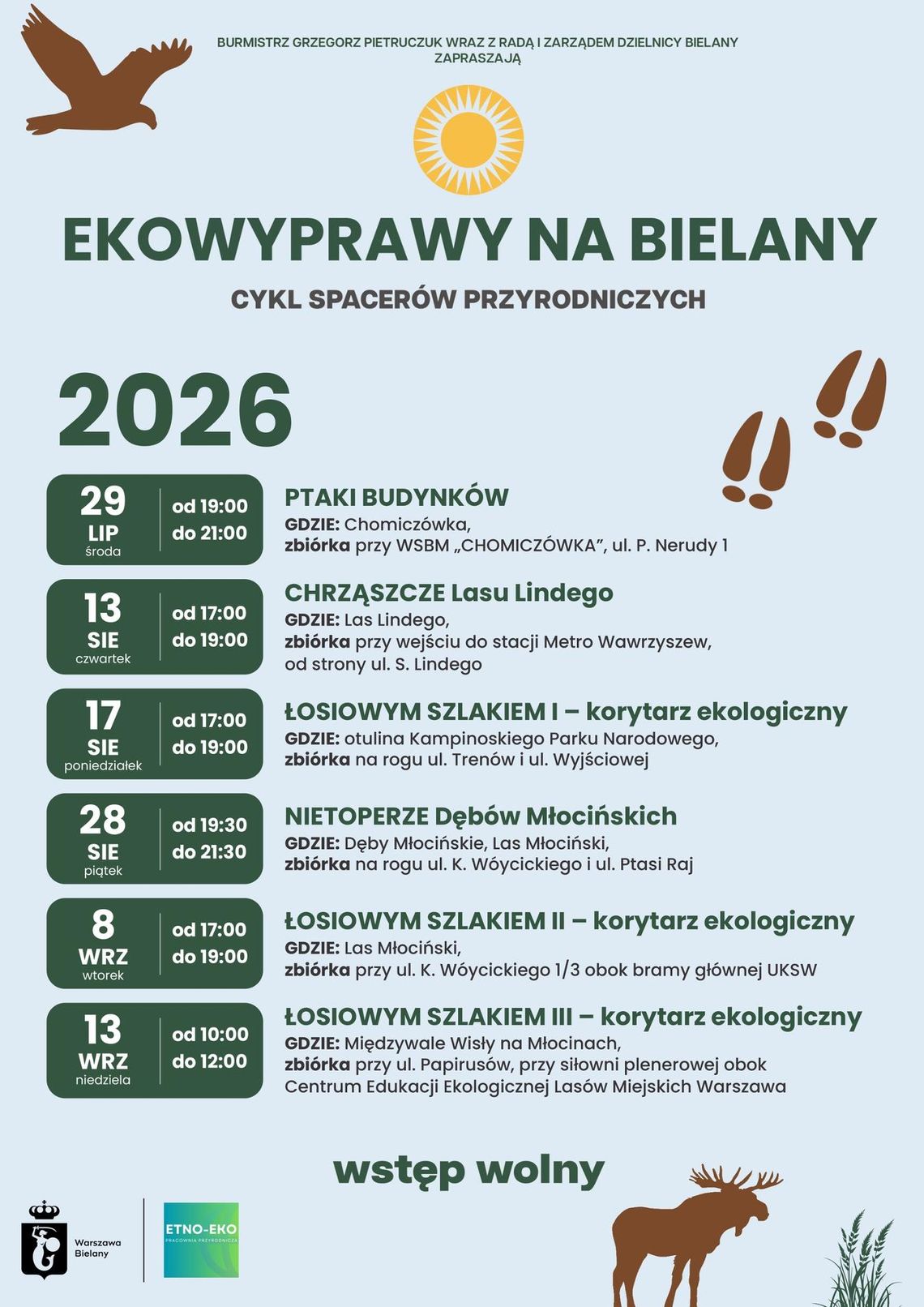 „Ekowyprawy na Bielany” wracają „Ekowyprawy na Bielany” wracają