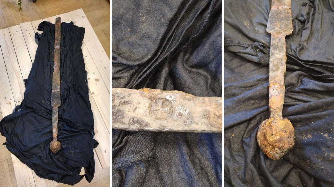 Historyczny skarb w Wiśle. „Miała być taka ryba, a jest taki miecz”