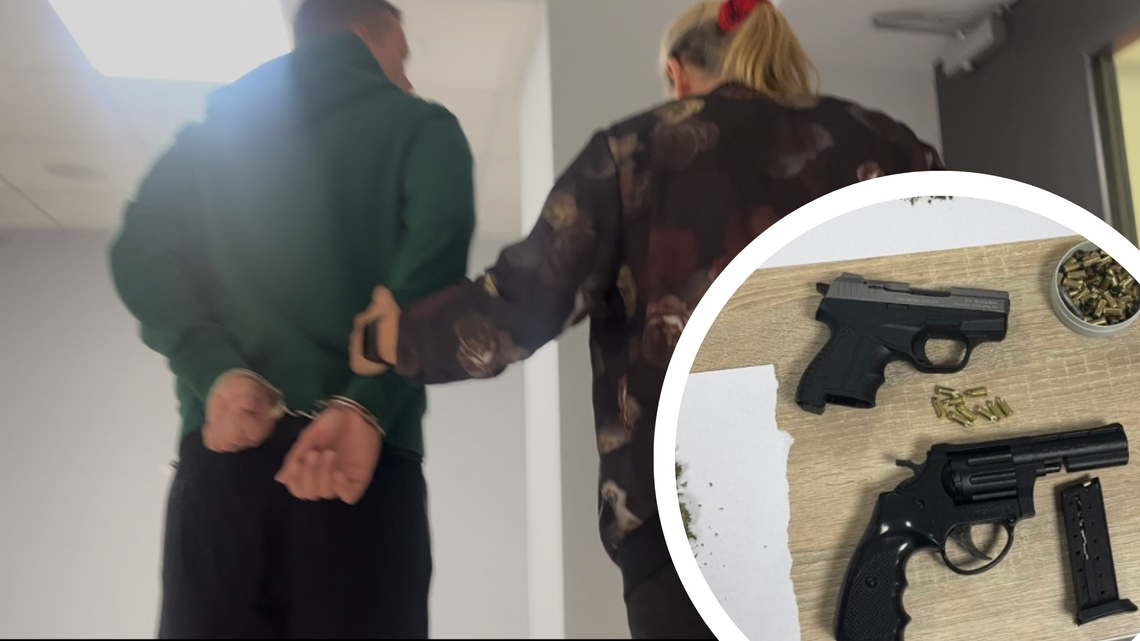 „Ja ciebie ubiju” - Białorusin groził bronią kierownikowi stacji benzynowej na Ursynowie.