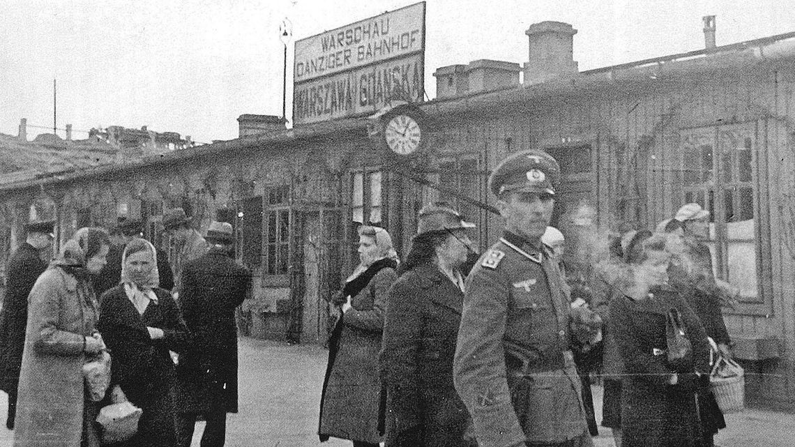 Dworzec Gdański ok. 1940 roku